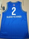 NBA 2 Gilgeous-Alexander 2020 All star game Maillot bleu